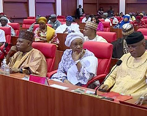 Shettima, Remi Tinubu Attend Valedictory Session Of Ninth Senate