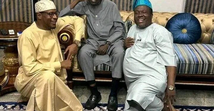Governor Dikko And Ibrahim Masari Visit President Tinubu At His Abuja Residence