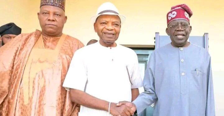 President Tinubu Meets Arthur Eze (Photo) 
