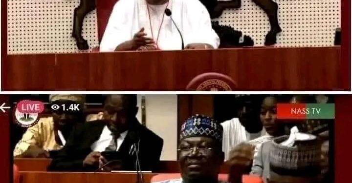 Power Is Transient: Pictures Of Ex-Senate President, Ahmad Lawan In The Senate