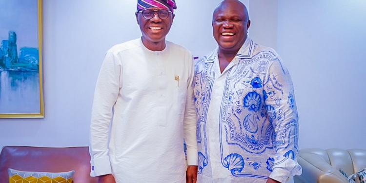 Sanwo-Olu Attends Ambode’s 60th Birthday Party (Pictures And Videos) 
