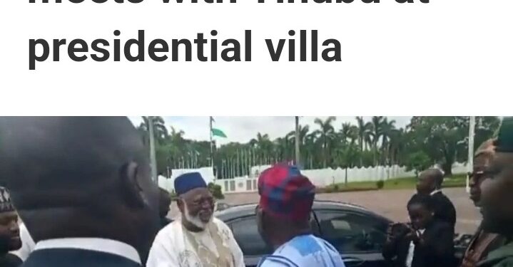 Abdusalami Abubakar Meets With President Tinubu In Aso Rock