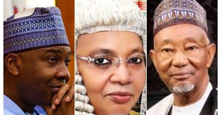 Bukola Saraki Reacts To Bulkachuwa’s Comment About His Wife