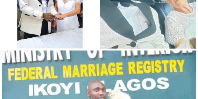 Nigerian Man Weds Older British Woman In Lagos (Photos)