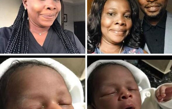 Nigerian Woman Celebrates As She Gives Birth To A Baby Boy After 13 years Of Waiting And 14 Miscarriages