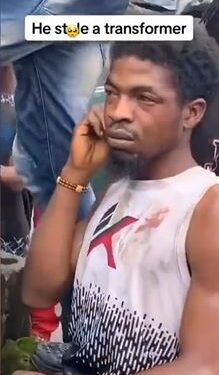 Man Apprehended After Allegedly Attempting To Steal A Transformer (Video)