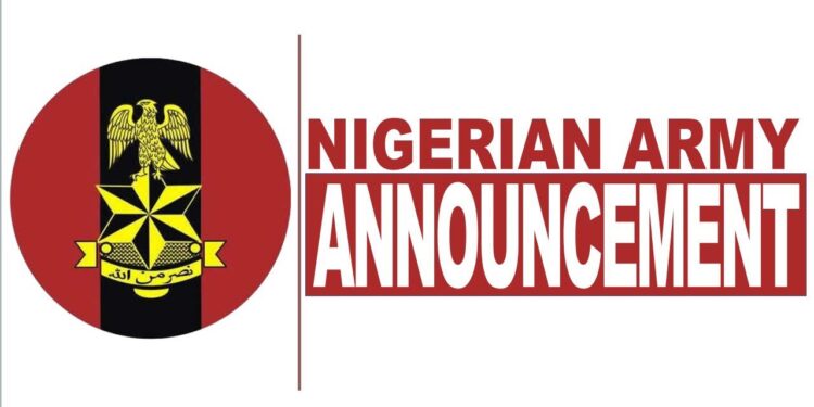 Nigerian Army Shortlists Candidates For 87 Regular Recruits Intake