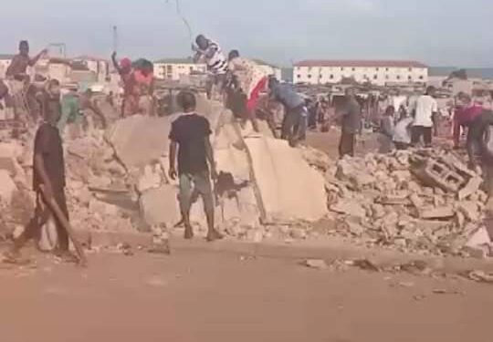 Man In Tears After Enugu Government Demolished His Store (Photos)
