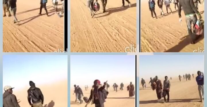 Viral Video Of Men Crossing The Sahara Desert To Reach Europe