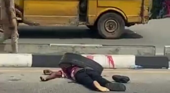 Killers Use Okada To Run Over Body After Murdering Man In Broad Daylight (Photos)