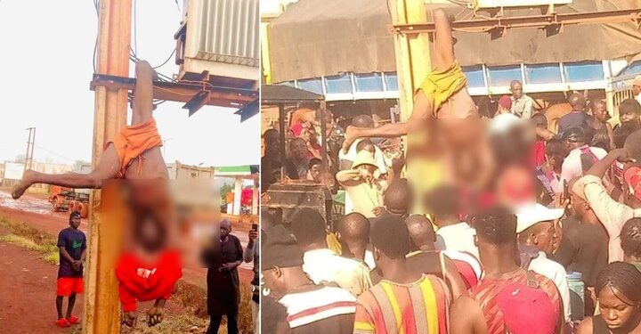 Man electrocuted while vandalizing a transformer in Otukpo, Benue (photos)