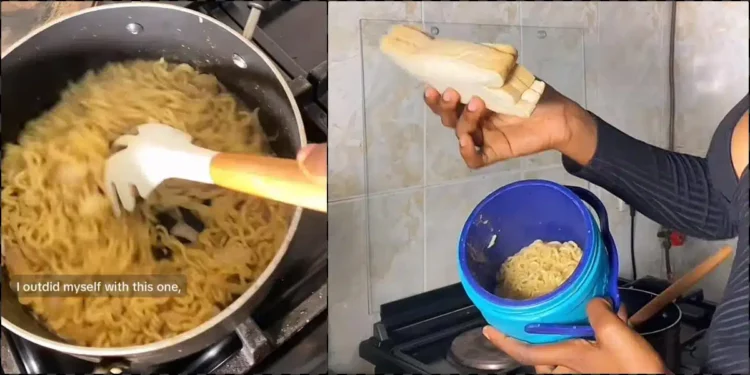19-year-old wife flaunts lunch for husband on first day at new job