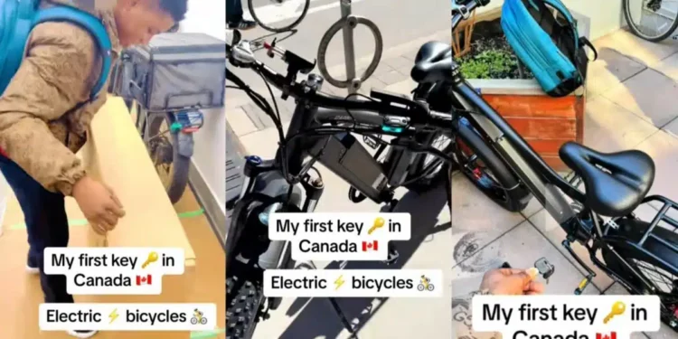 Abroad-based Nigerian burst into celebration as he acquires his first ride in Canada