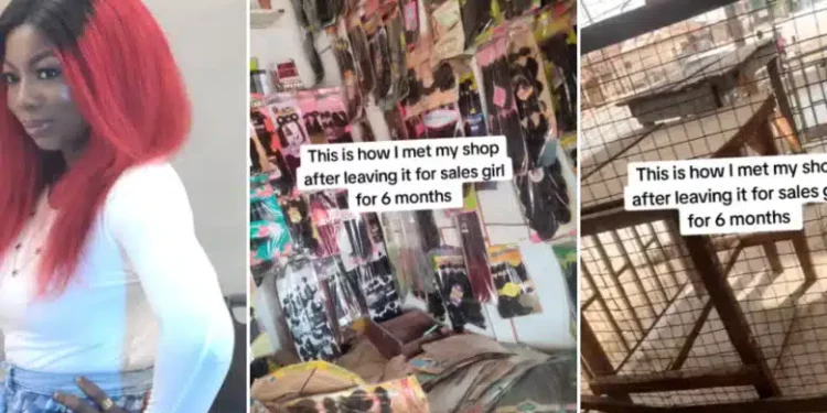 Businesswoman who left her shop in the hands of salesgirl for 6 months devastated after her return