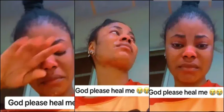 Lady bursts into tears as boyfriend of 4 years dumps her to marry another