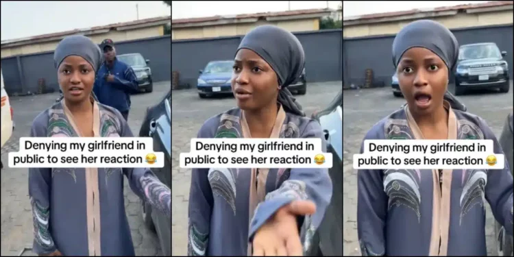 Man pretends to deny girlfriend in public to see her reaction, calls security on her