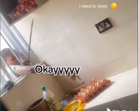 Man shares his experience with a skilled female th!ef who stole eggs and other food items through his kitchen window
