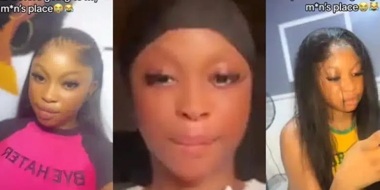 Nigerian lady goes viral as she flaunts state of her hair before vs. after visiting her boyfriend’s house