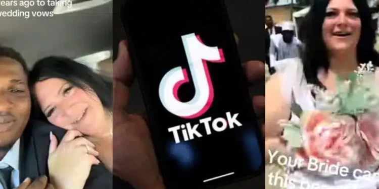 Nigerian man weds caucasian woman he met on TikTok