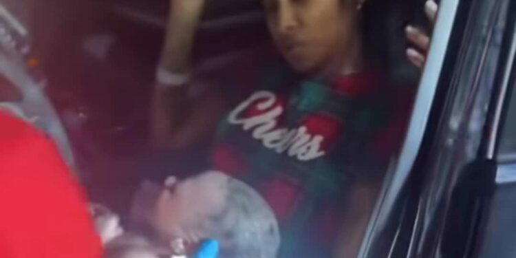 Nigerian woman delivers baby in her car while driving to hospital