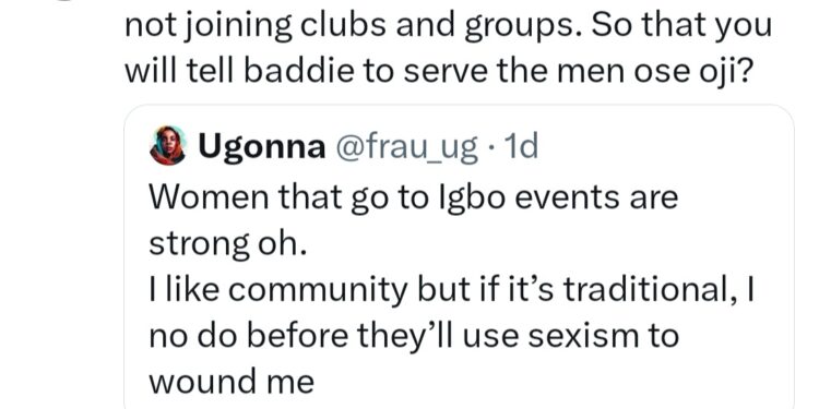 Igbo women share why they avoid attending traditional events and joining their village groups