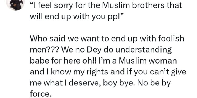 Muslim women call out men who fight for their right to marry multiple wives but do not follow the conditions attached to this privilege