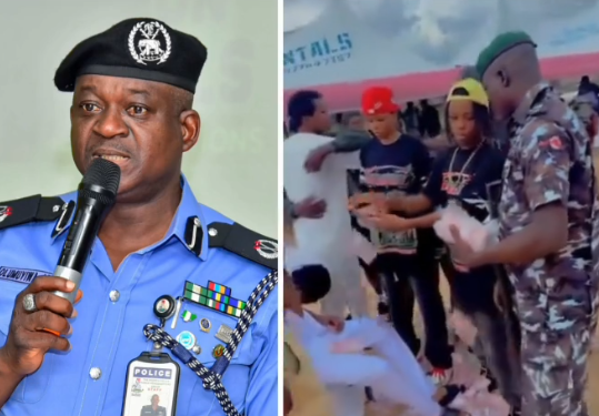 It is embarrassing to the force. We will fish him out – Police PRO, Olumuyiwa Adejobi, reacts to trending video of police escort opening car door for a young man
