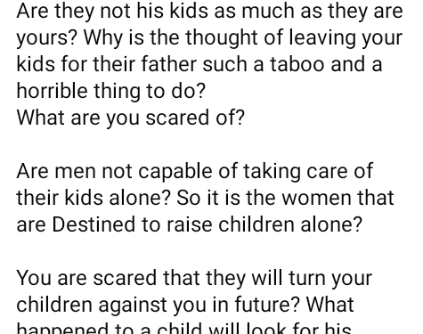 “If you don’t have any source of income, drop those children for their father” – Nigerian lady advises single mothers after woman abandoned her husband and child