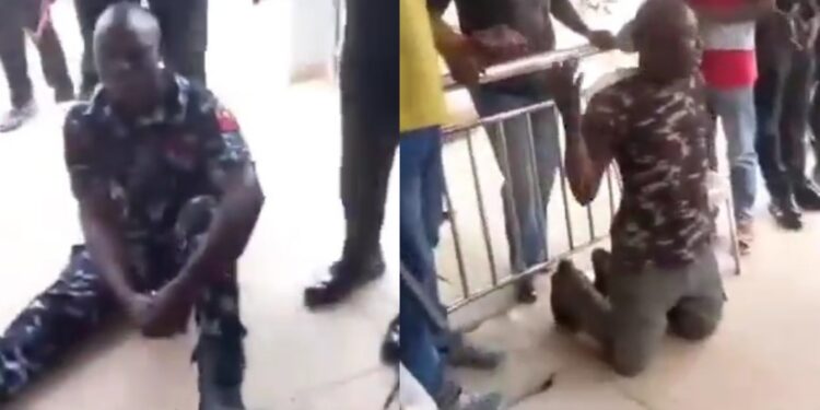 Suspected armed robbers in police uniform arrested in Lagos (video)