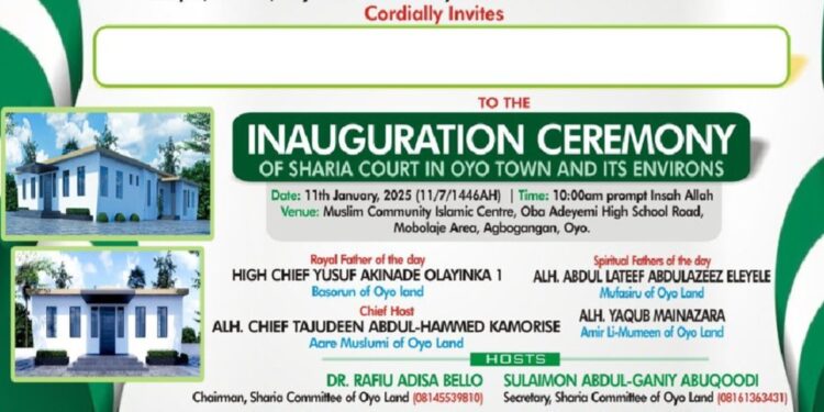 Yorubas express outrage over inauguration of Sharia Court in Oyo