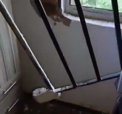 Man Calls Out Nigerian Police For Burgling Their Lodge At Midnight (Video, Photos)