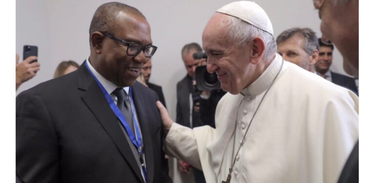 Peter Obi Mourns Pope Francis, Shares Throwback Photos With Him