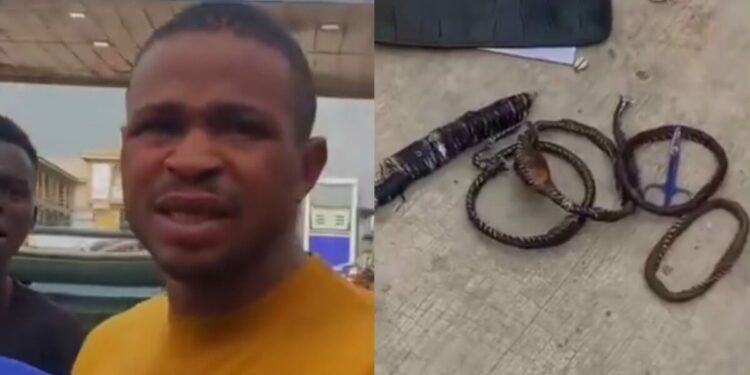 Man caught with charms after buying ₦70k fuel without paying