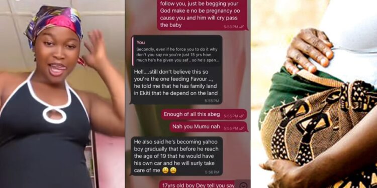 Lady leaks disturbing message from girl claiming to be pregnant for her brother