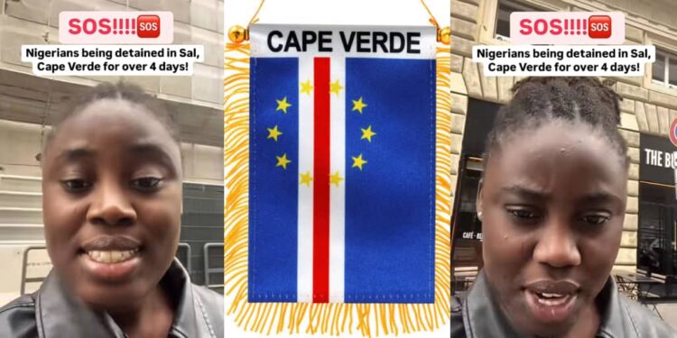 Lady raises alarm as 5 Nigerians are allegedly detained in Cape Verde without explanation