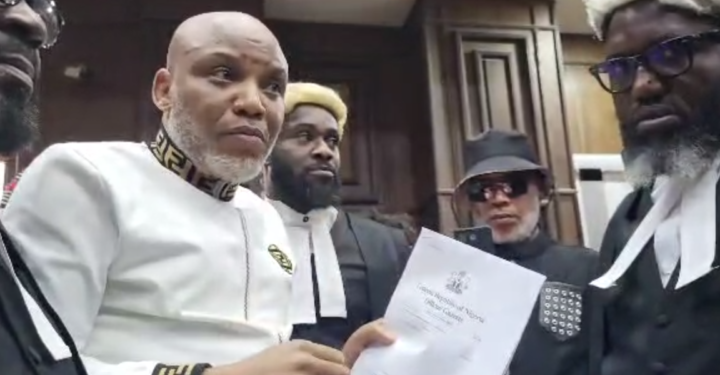Court okays Nigerian Govt to use masked witnesses to testify in charges against Nnamdi Kanu