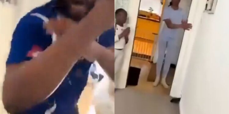 Wife reacts bitterly moment she discovered the girl her husband brought abroad to stay with them is actually his daughter (video)