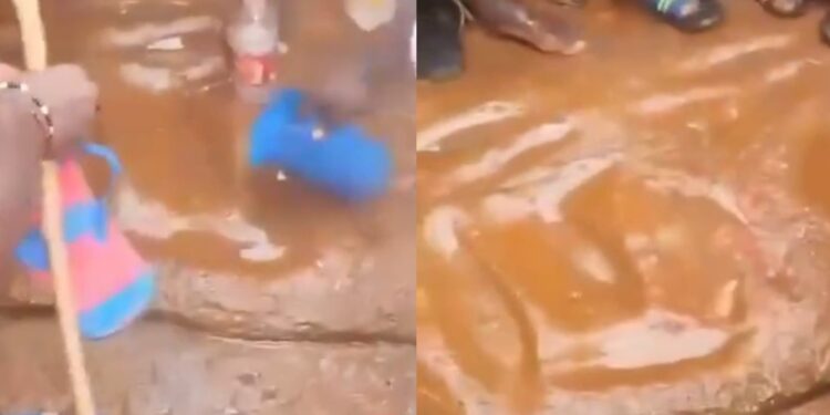 Hisbah dismantles ‘Holy Site’ where pilgrims trooped to drink mud water following claims the ground bore Prophet Muhammad’s footprint in Kano (video)