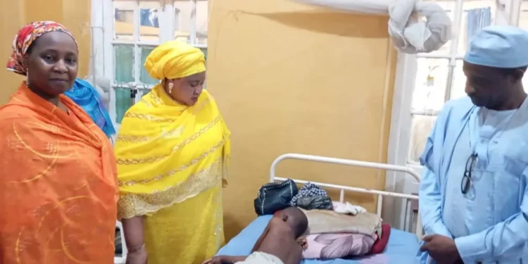 7-year-old Kaduna boy loses legs after allegedly being tortured with hot water, starved, locked up by his father and stepmother for stealing biscuits