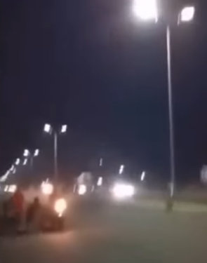 Abia residents excited after spotting street lights on their road (video)