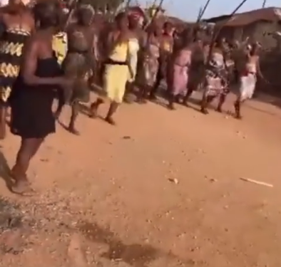 Kogi women strip half-naked in protest over incessant killings (video)