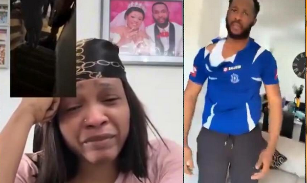 “The Police Just came to our house and have Ordered my Husband to leave the house” – Lady who called out her husband for bringing his daughter abroad and lying to her that she was his niece gives update