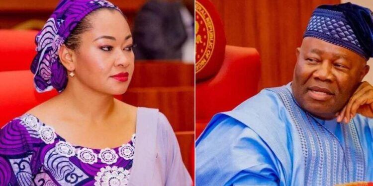 I’m not one of those people who will step down due to false allegations – Senate president Godswill Akpabio (video)