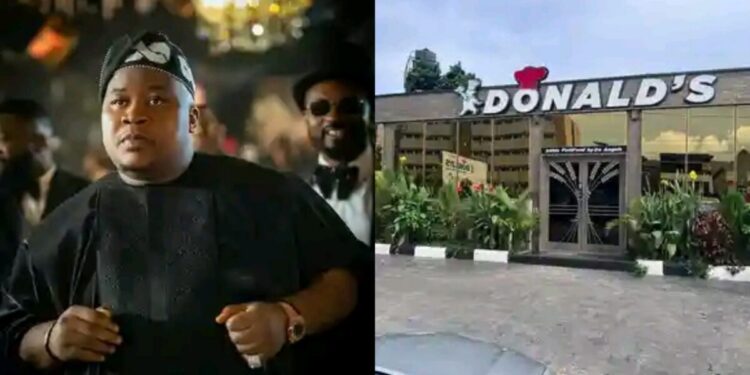Lagos state government seals Cubana Chief Priest’s fast food restaurant