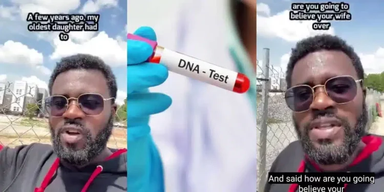 Man discovers he’s not the father of his 4 kids after daughter’s school requests DNA test