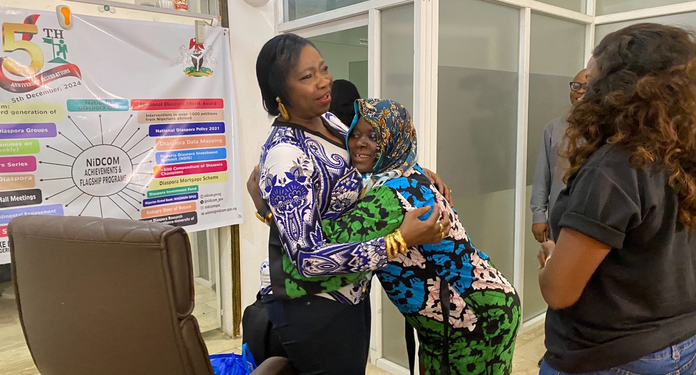 Actress, Jumoke George’s daughter returns to Nigeria after 4years she was trafficked to Mali