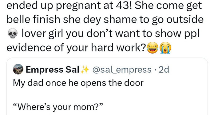 Woman reveals how her mum got pregnant at 54