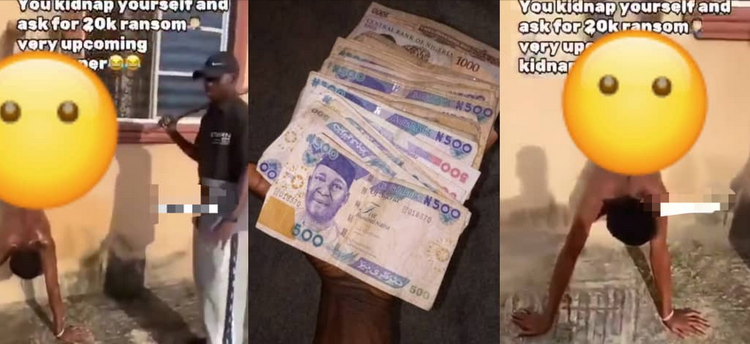 Man kidnaps himself, demands ₦20,000 ransom