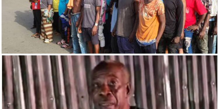 74 homeless persons arrested as Lagos state environmental taskforce raids under bridges in the state (video)