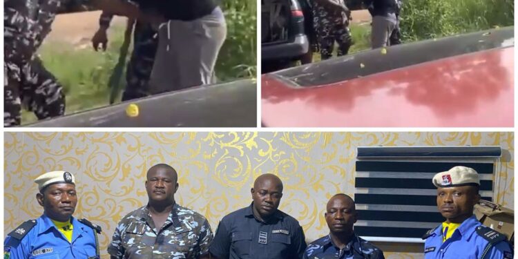 Imo police demote officer caught on camera assaulting man (photos/video)
